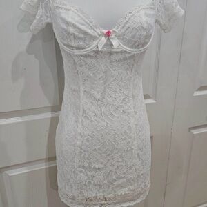 Sugar Thrillz Off the Shoulder Mini Dress